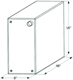 Icon Technologies 12733 Fresh Water Replacement Tank, 25 Gal.