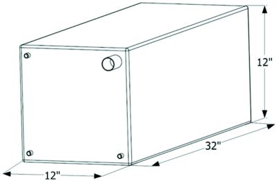Icon Technologies 12736 Fresh Water Replacement Tank, 20 Gal.
