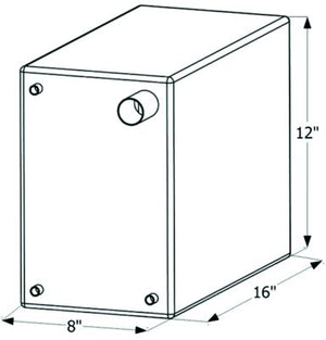 Icon Technologies 12738 Fresh Water Replacement Tank, 6 Gal.