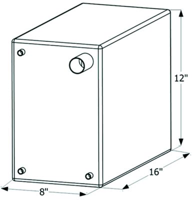 Icon Technologies 12738 Fresh Water Replacement Tank, 6 Gal.