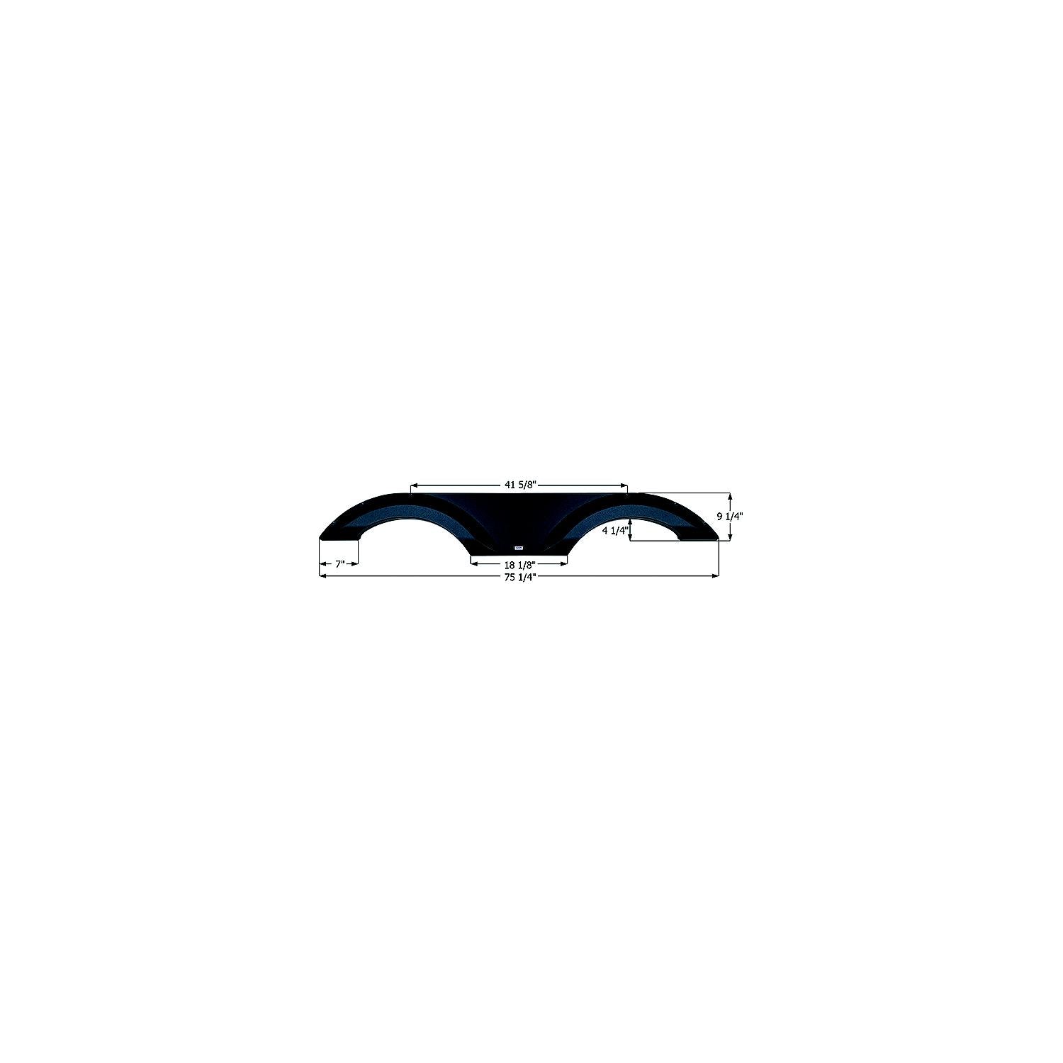 Icon Technologies 14011 Fender Skirts â€“ Tandem Jayco FS4011, Black