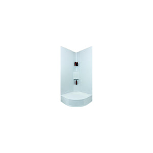 Icon Technologies 15227 Neo Angle Shower Surround, 45 Degree Corner