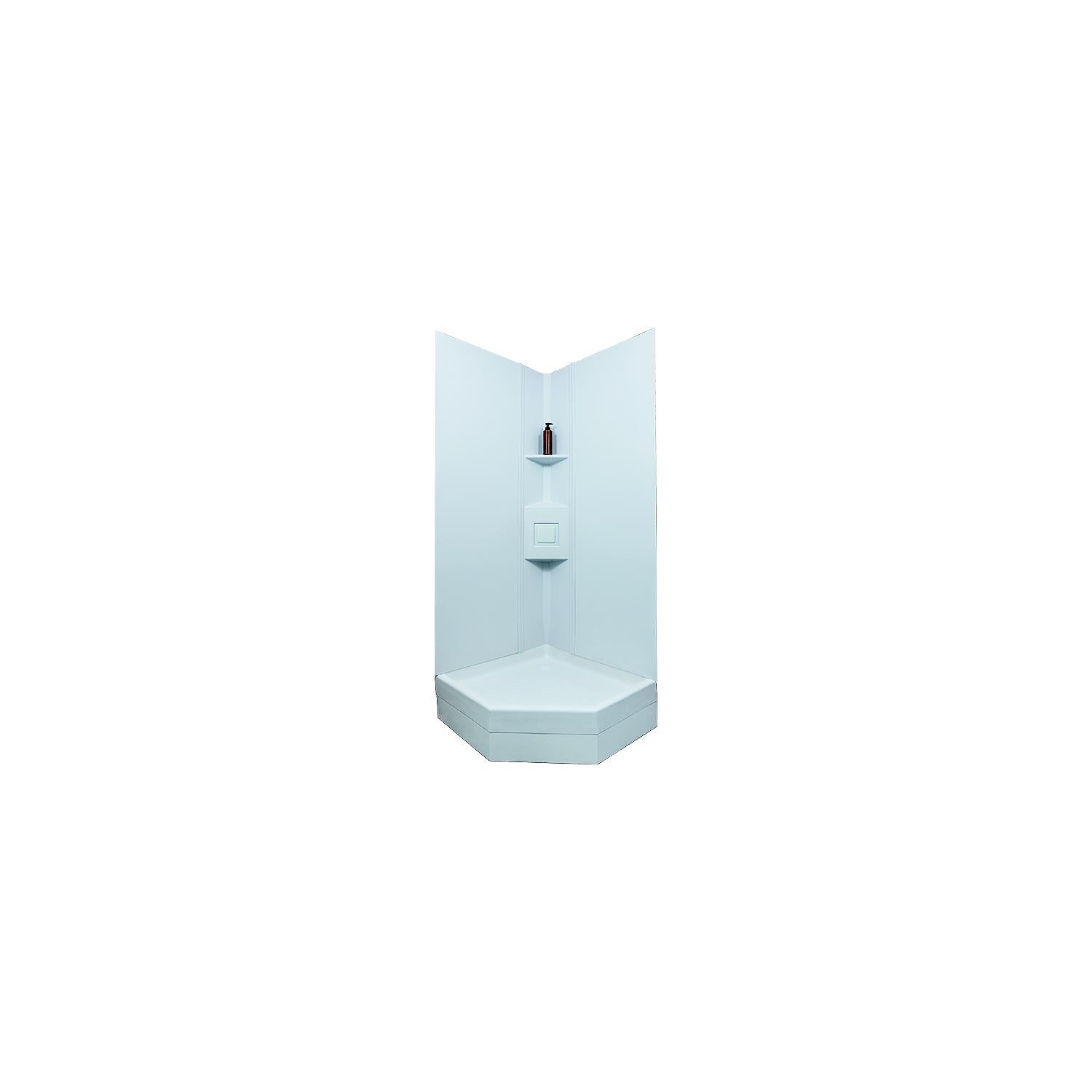 Icon Technologies 15246 Neo Angle Shower Surround, 90 Degree Corner