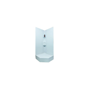Icon Technologies 15246 Neo Angle Shower Surround, 90 Degree Corner