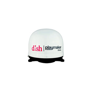 Winegard Co. PL-8000 PL8000 White Dish Playmaker Dual Portable Satellite RV TV Antenna w/o Receiver