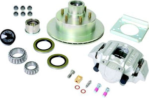 Dexter K71-090-05 UFP Zinc+ Hub, Ventilated Rotor And Aluminum Caliper Kit