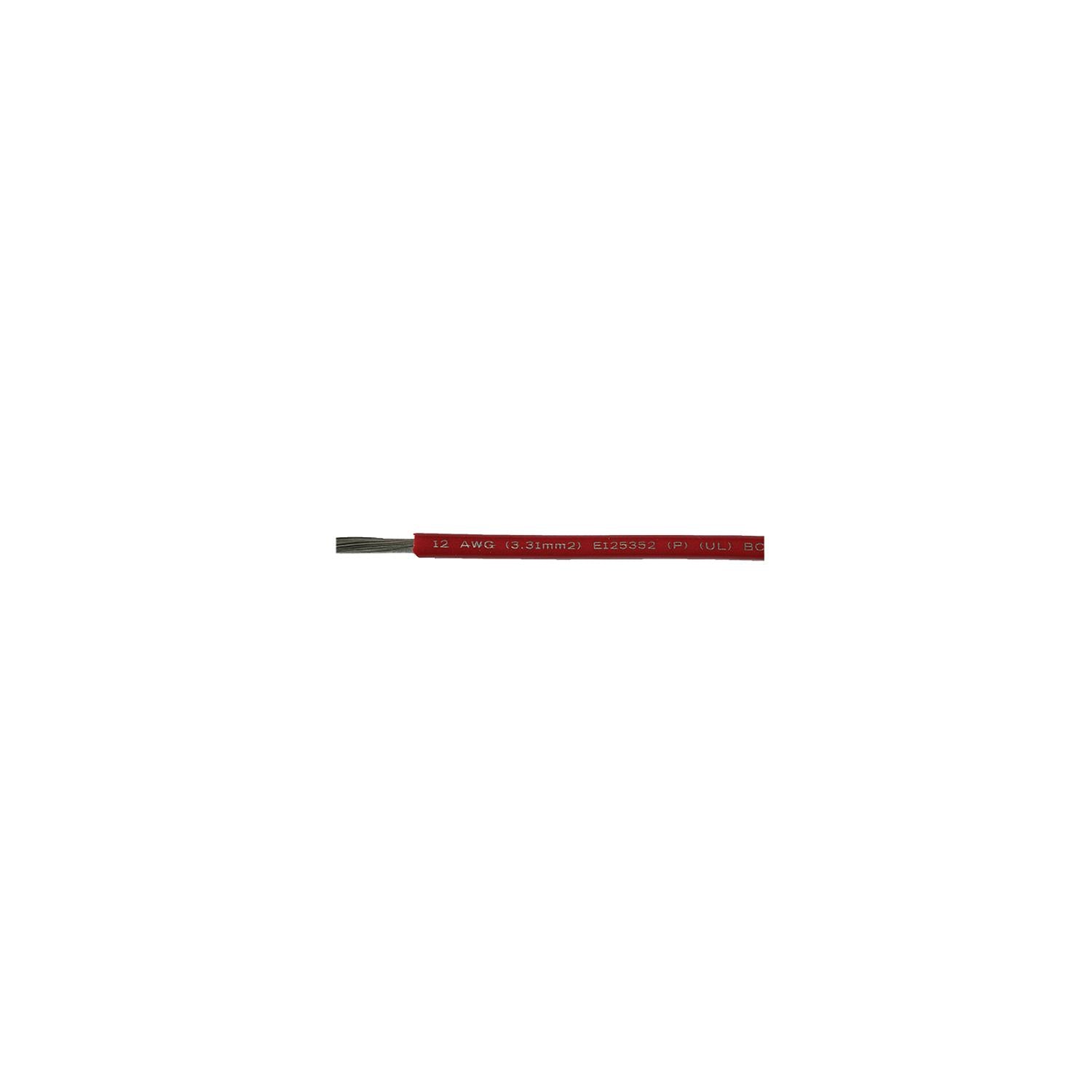Cobra Wire and Cable A1012T01100FT Primary Tinned Copper Wire, 12 AWG, 100', Red
