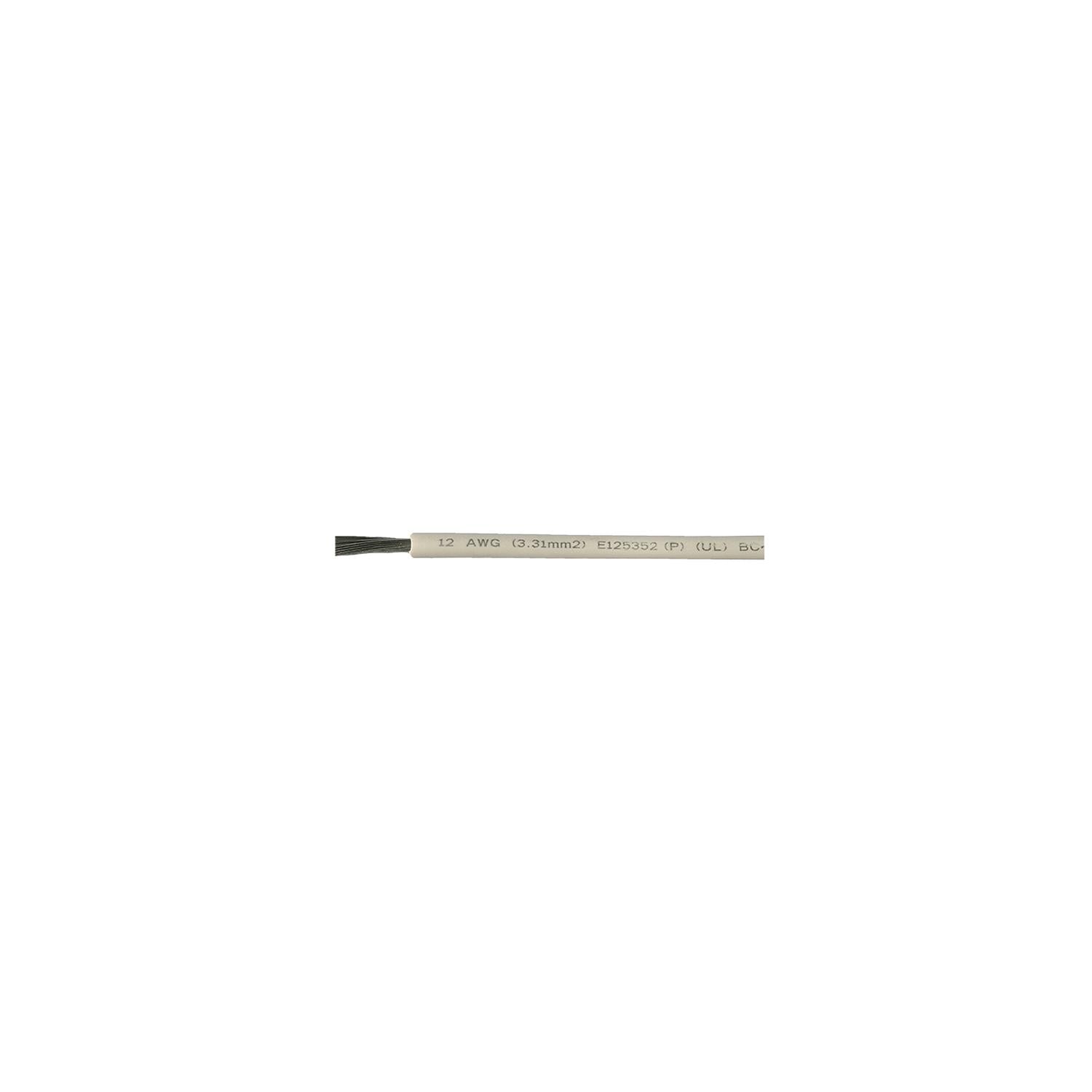 Cobra Wire and Cable A1012T05100FT Primary Tinned Copper Wire, 12 AWG, 100', White
