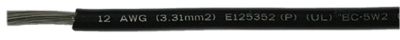 Cobra Wire and Cable A1016T07250FT Primary Tinned Copper Wire, 16 AWG, 250', Black