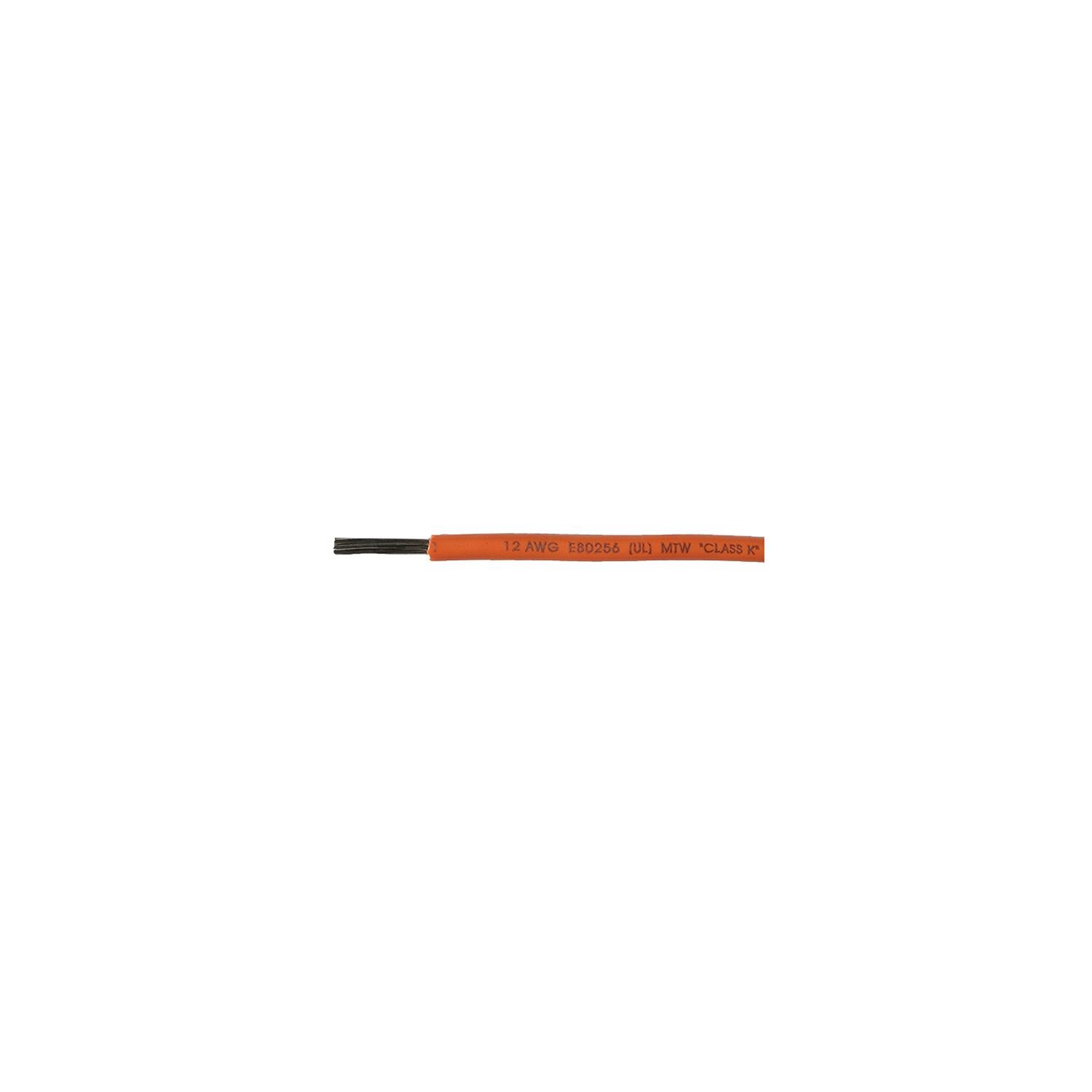 Cobra Wire and Cable A1012T15100FT Primary Tinned Copper Wire, 12 AWG, 100', Orange