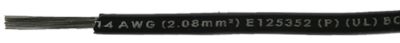 Cobra Wire and Cable A1014T07100FT Primary Tinned Copper Wire, 14 AWG, 100', Black