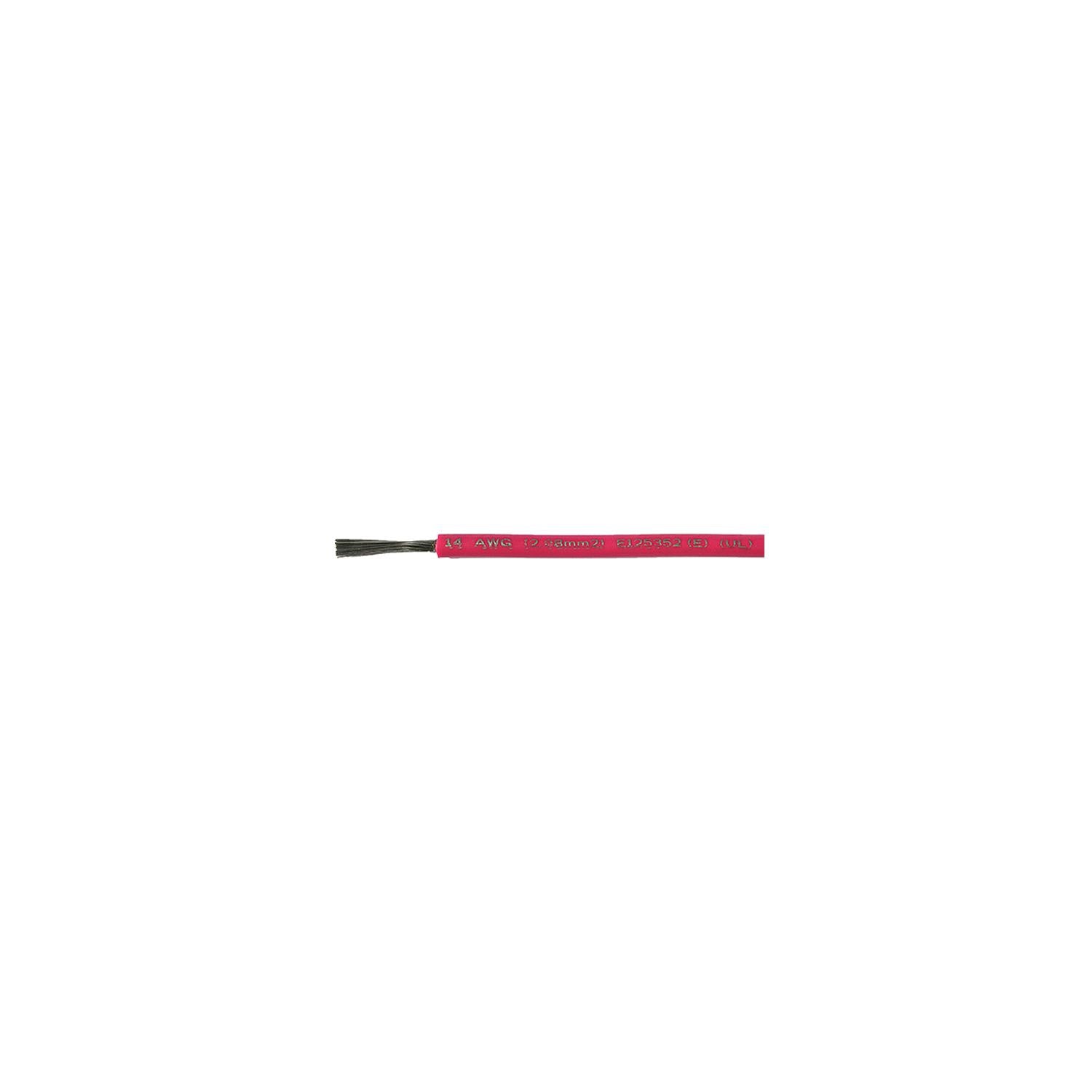 Cobra Wire and Cable A1012T09100FT Primary Tinned Copper Wire, 12 AWG, 100', Pink