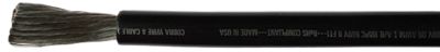 Cobra Wire and Cable A2001T07050FT Tinned Copper Battery Cable, 1 AWG, 50', Black