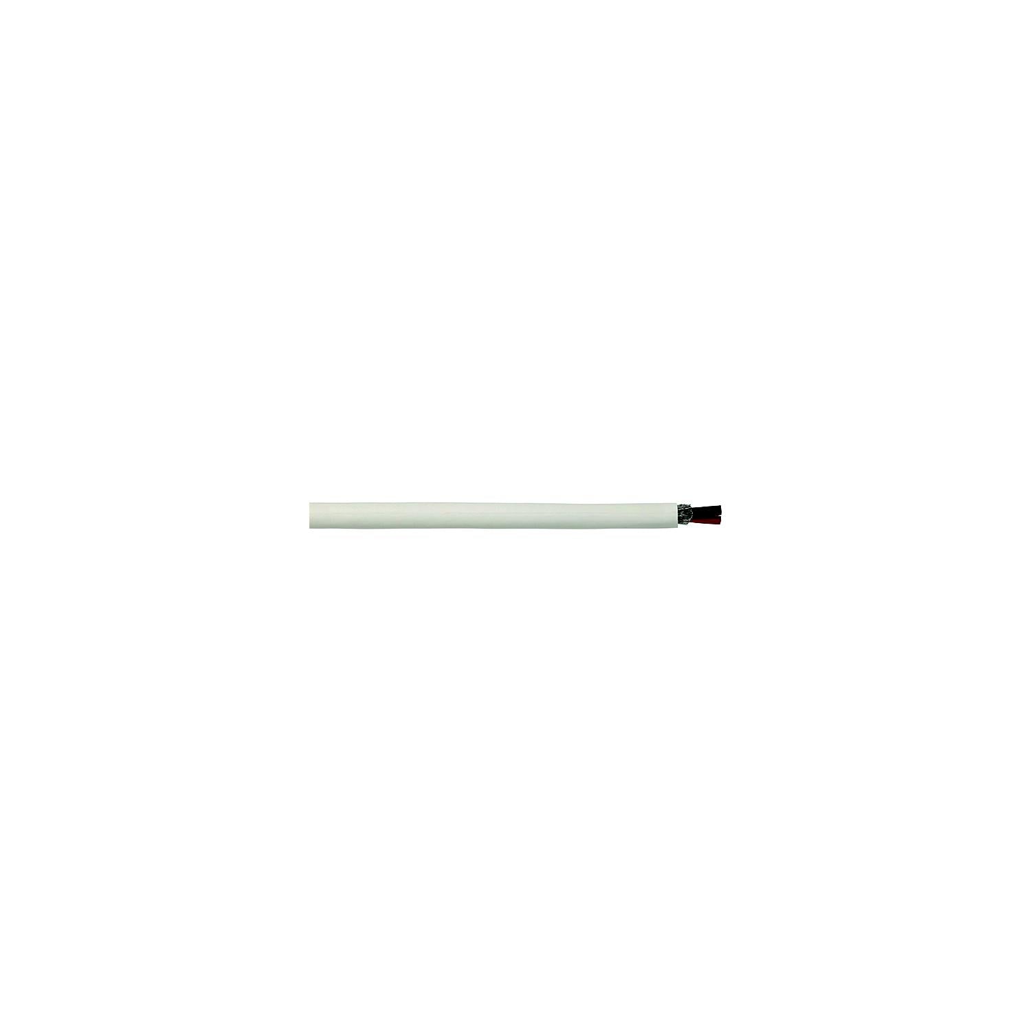 Cobra Wire and Cable B6W12T21100FT Tinned Copper Round Duplex Wire, 12/2, 100', White