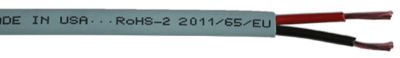 Cobra Wire and Cable B7G14B21100FT Bare Copper Duplex Wire, 14/2, 100', Gray