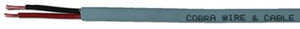Cobra Wire and Cable B7G16B21100FT Bare Copper Duplex Wire, 16/2, 100', Gray
