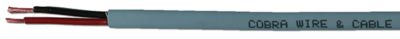 Cobra Wire and Cable B7G16B21100FT Bare Copper Duplex Wire, 16/2, 100', Gray