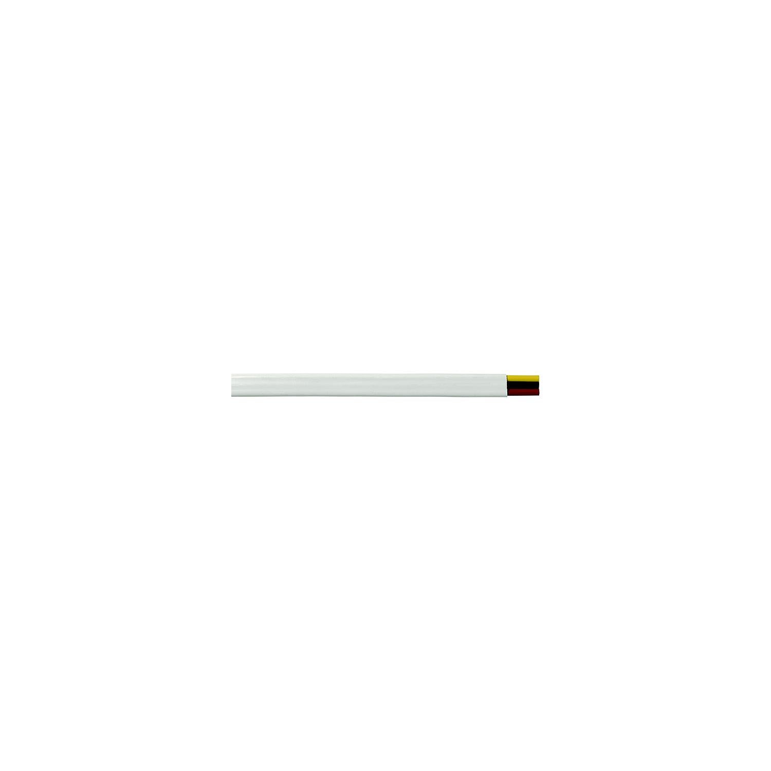 Cobra Wire and Cable B7W10T1021000FT Tinned Copper Flat Triplex Wire, 10/3, 1000', White
