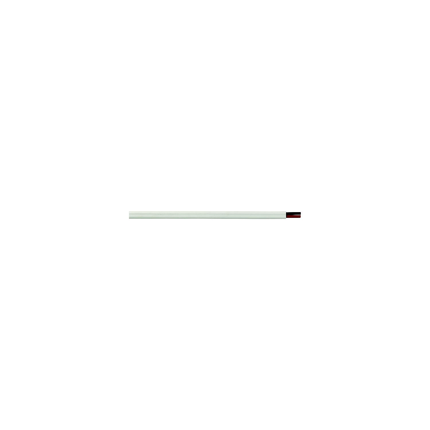 Cobra Wire and Cable B7W16T21500FT Tinned Copper Flat Duplex Wire, 16/2, 500', White