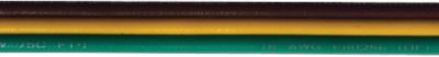 Cobra Wire and Cable B8018T21100FT Tinned Copper Bonded Ribbon Cable, 18 Gauge, 2-wire, 100', Black/Red