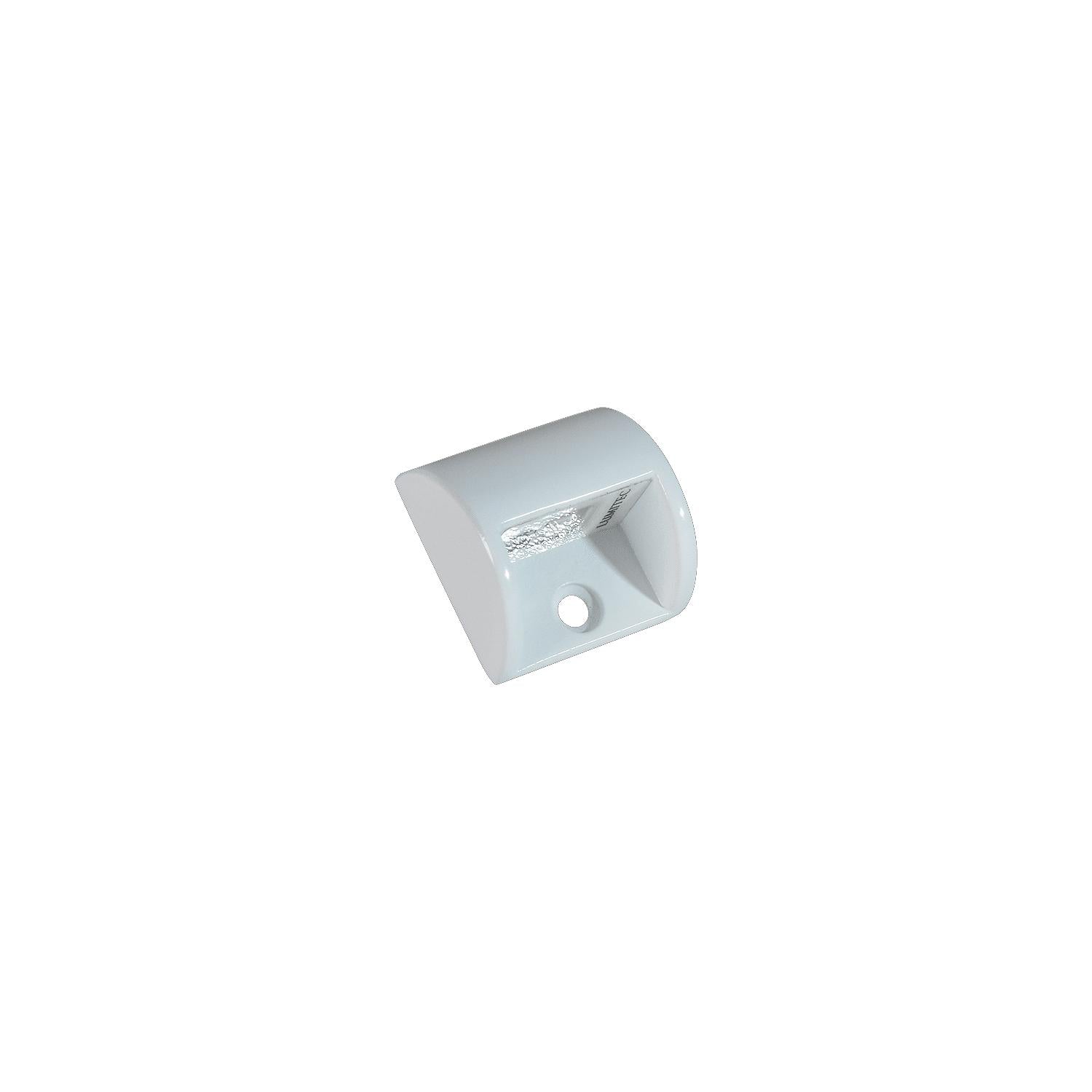Lumitec 101047 Andros Indirect/180 Degree Courtesy Light, White Case, Blue LEDS