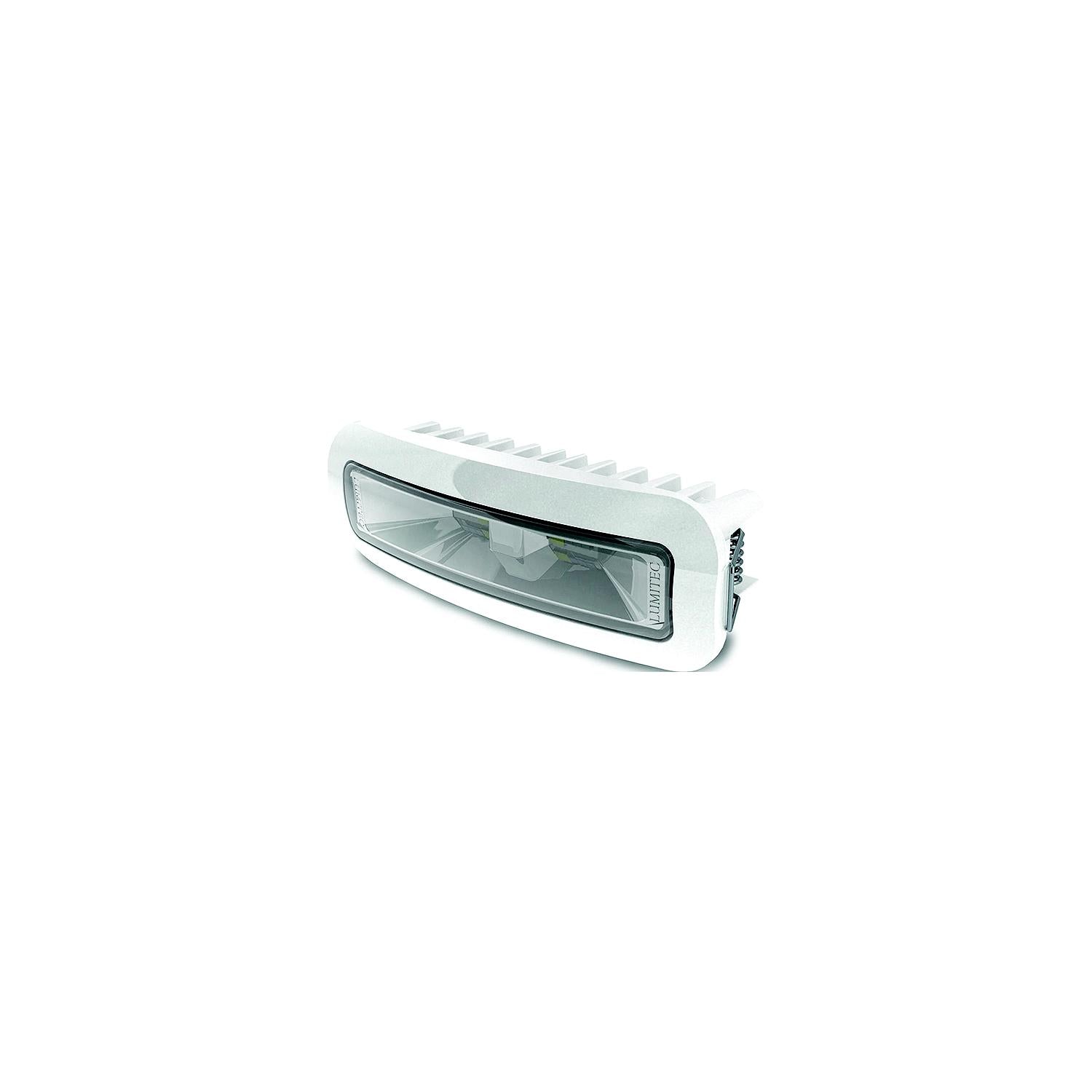 Lumitec 101724 Capri3 Flush Mount LED Flood Light, White Housing, Dimming LEDs