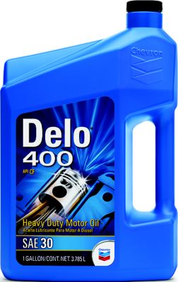 Chevron 235118339 DeloÂ® 400 SAE30 Heavy Duty Engine Oil, Gal.