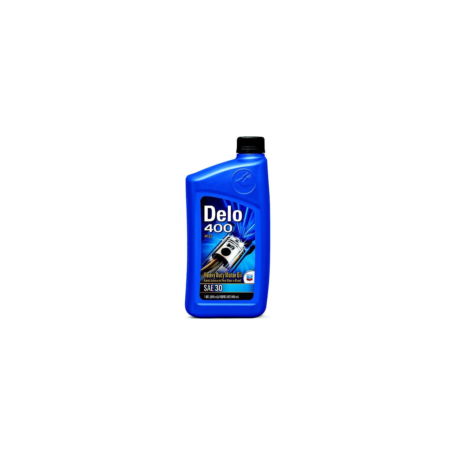 Chevron 235118722 DeloÂ® 400 SAE30 Heavy Duty Engine Oil, Qt.