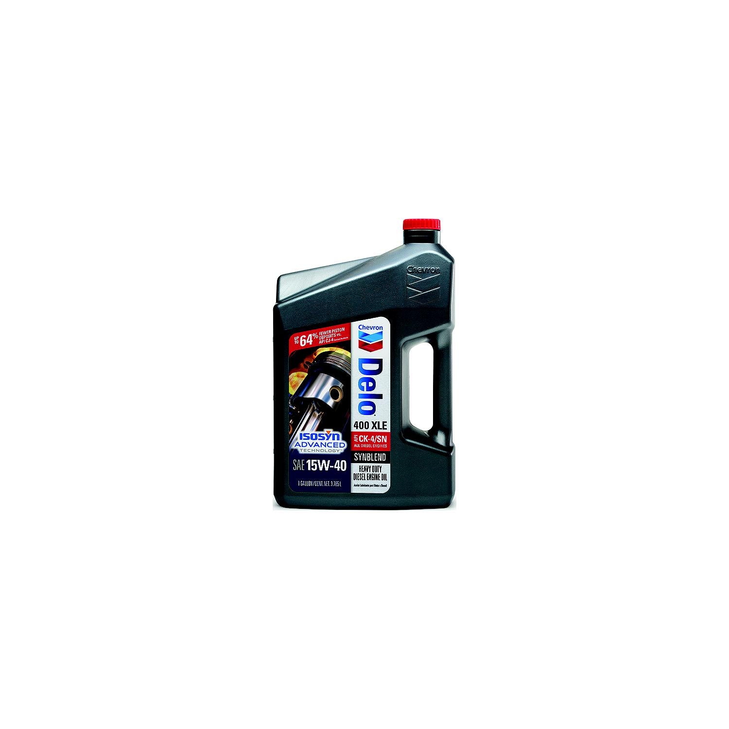 Chevron 257004388 DeloÂ® 400 XLE Synthetic Blend 15W40 Oil, Gal.