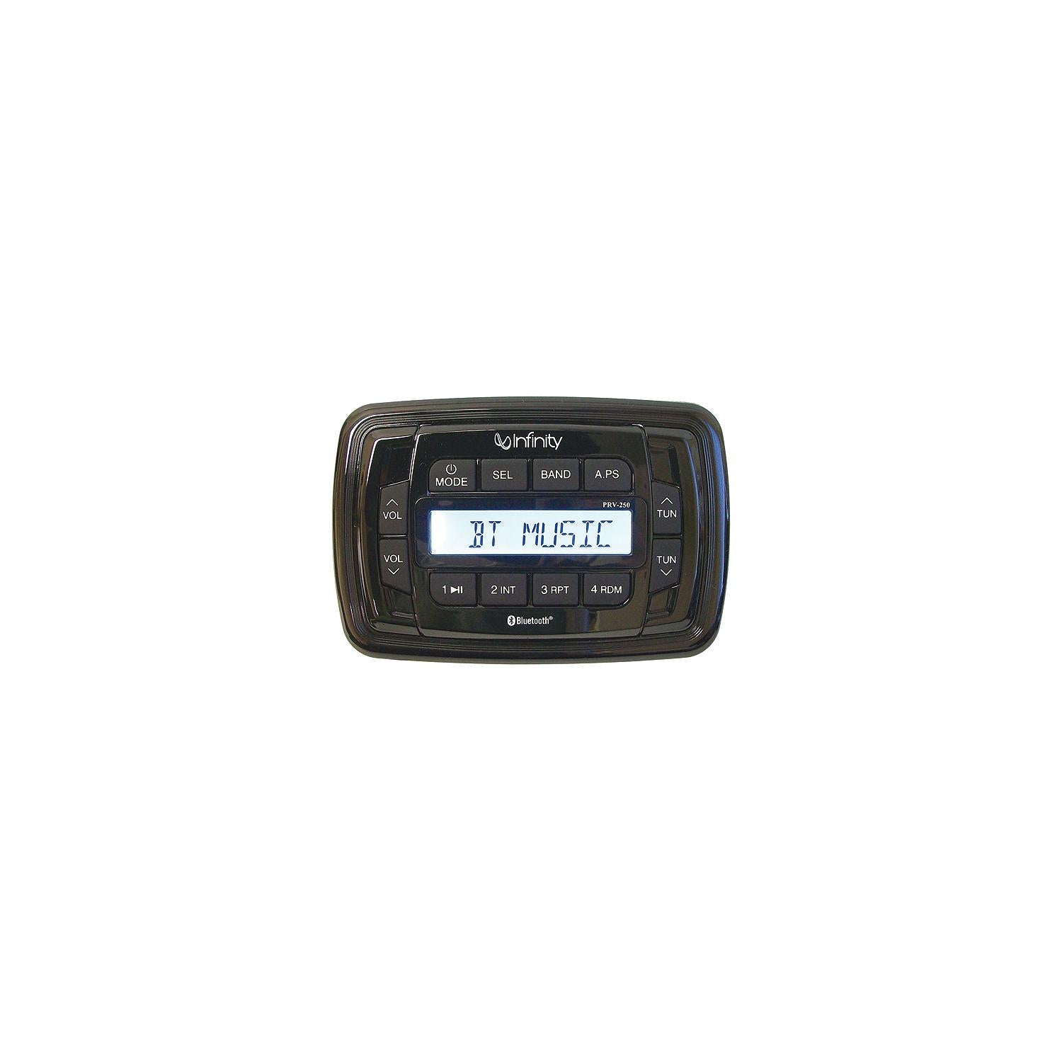 Infinity INF-PRV250 INFPRV250 AM/FM/USB Bluetooth Multimedia Waterproof Marine Stereo