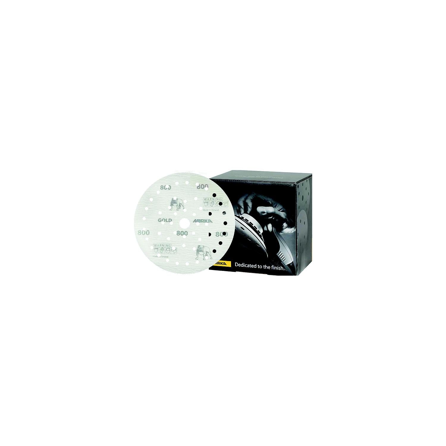 Mirka 23-6MFF-1200 236MFF1200 Gold Multifit Dust Free Discs, 6