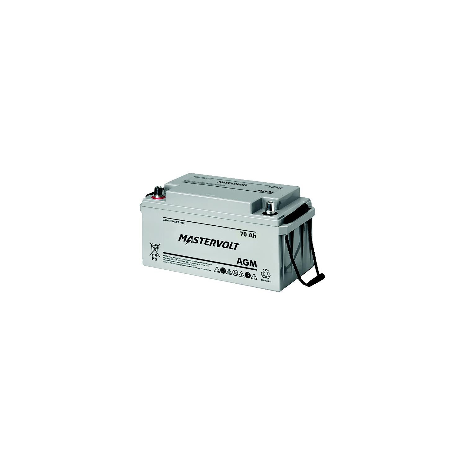 Mastervolt 62000700 12V AGM Battery, Group 27