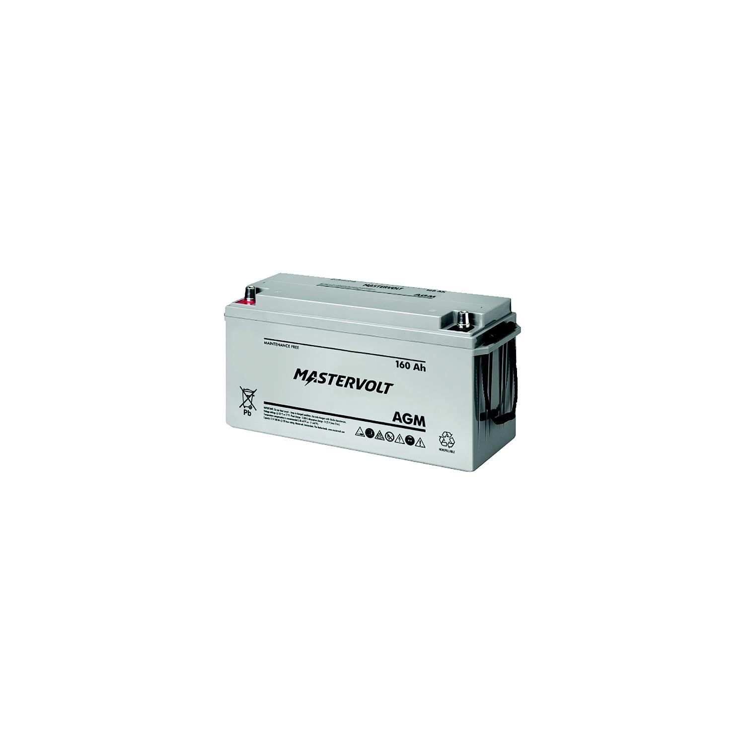 Mastervolt 62001600 12V AGM Battery, Group 4D
