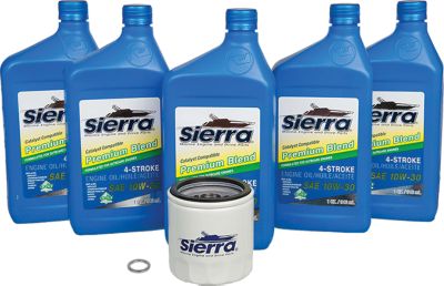 Sierra 18-9391 9391 Yamaha 4 Stroke Oil Change Kit, Replaces LUB-MRNMD-KT-10