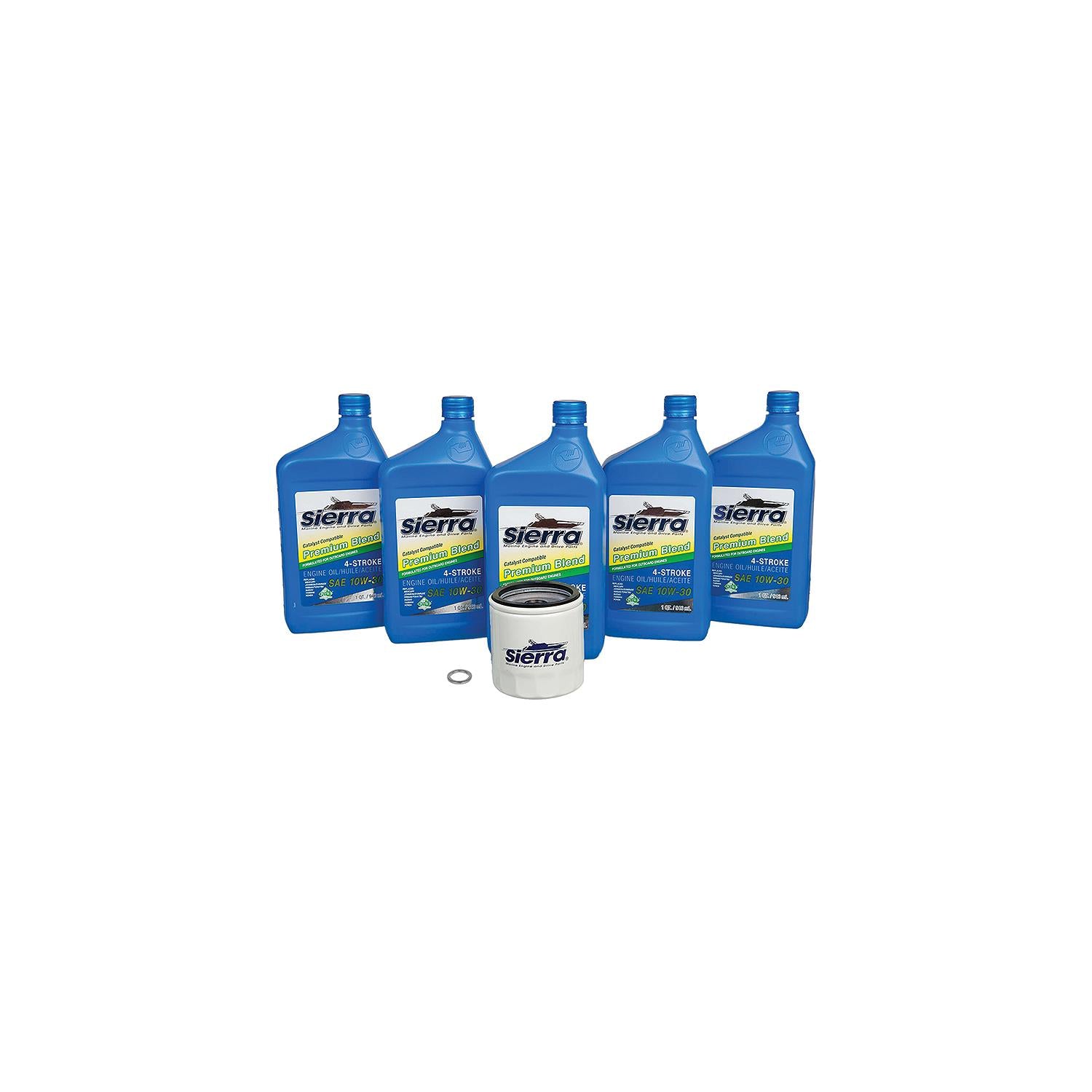 Sierra 18-9392 9392 Yamaha 4 Stroke Oil Change Kit, Replaces LUB-MRNMR-KT-10