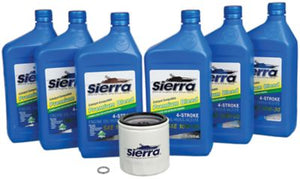 Sierra 18-9393 9393 Yamaha 4 Stroke Oil Change Kit, Replaces LUB-MRNLG-KT-10