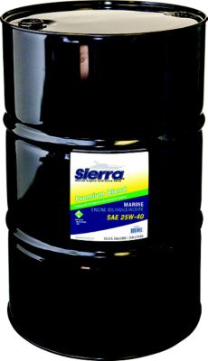 Sierra 18-9400-7 94007 Oil-25W40 FCW I/O-I/B, 55 Gal. Drum