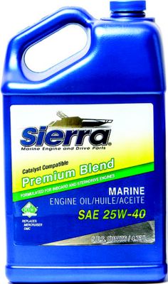 Sierra 18-9400CAT-4 9400CAT4 4-Cycle Stern Drive Engine Oil, 25W40 FCW, 5 Qt.