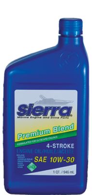 Sierra 18-9420-3 94203 10W30 FCW 4Stroke Outboard Oil, Gal.