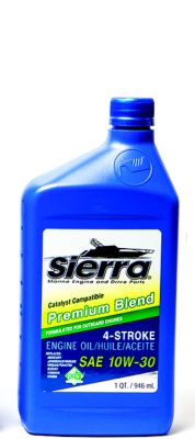 Sierra 18-9420CAT-7 9420CAT7 4-Stroke Mineral Forumulation Marine Outboard Engine Oil, 10W-30, 55 Gal Drum