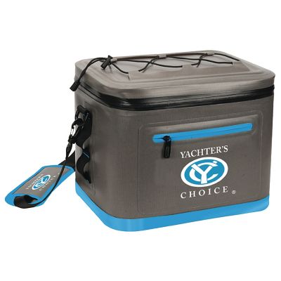 Yachter's Choice Products 505-50052 50052 Soft Cooler 24 Can Capacity / Shoulder Strap, Grey/Blue