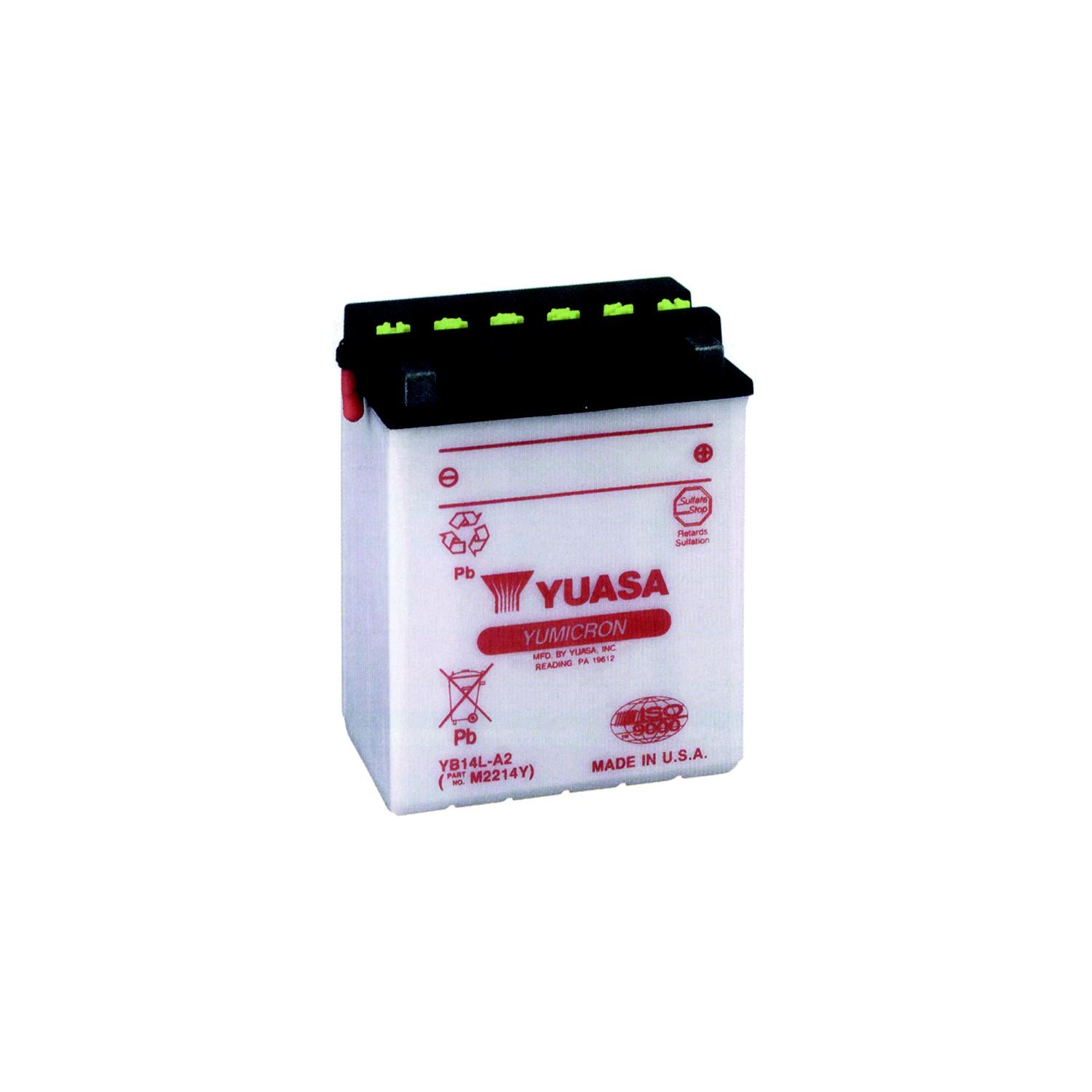 Yuasa Battery Inc. YUAM2214Y High Performance, Yumicron/Conventional