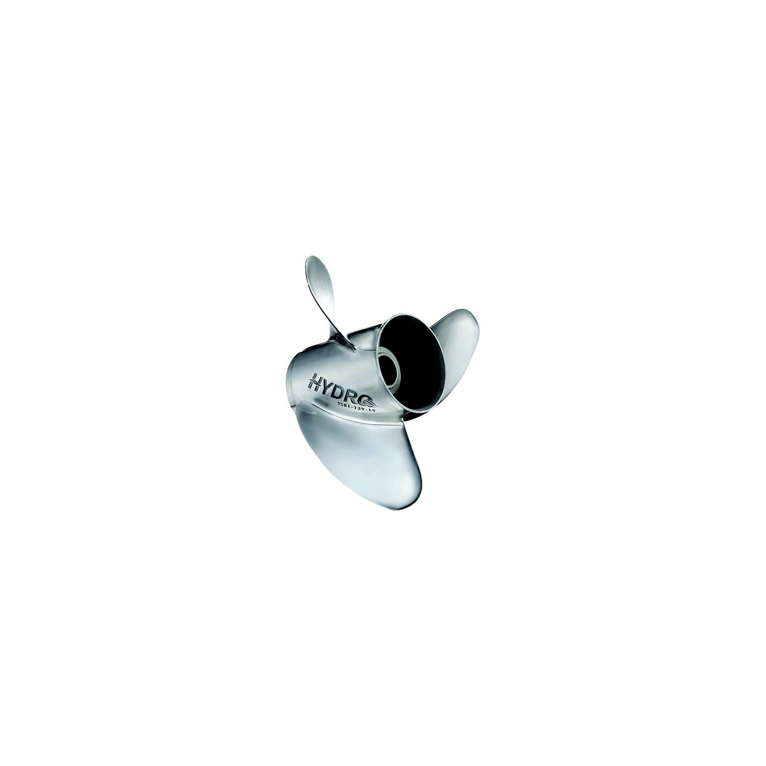 Solas Propeller 9581-143-17 958114317 Rubex Hydro Stainless Steel Interchangeable Hub Propeller, RH, 4-3/4