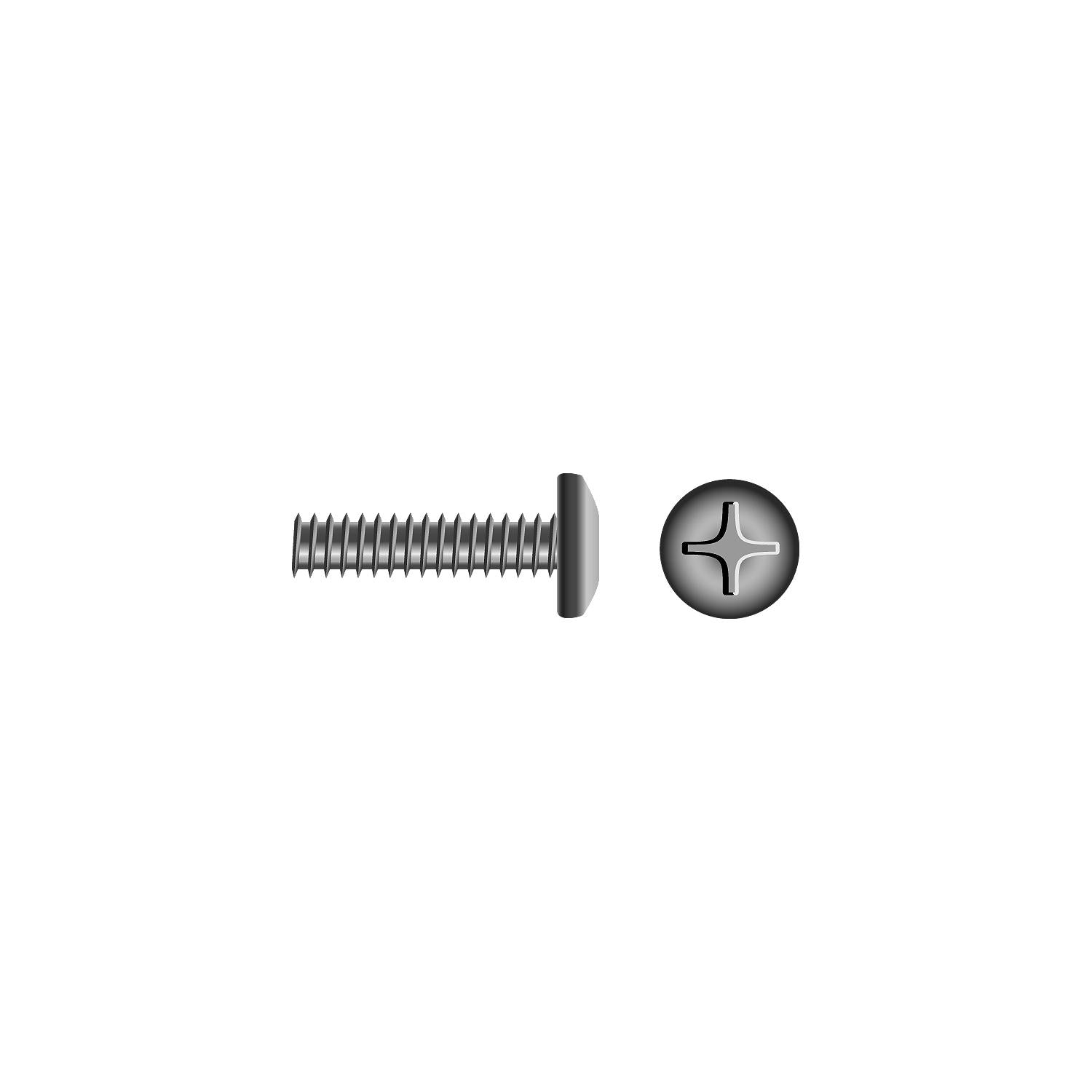 Seachoice MP0824SC Stainless Steel Phillips Machine Screw - Pan Head