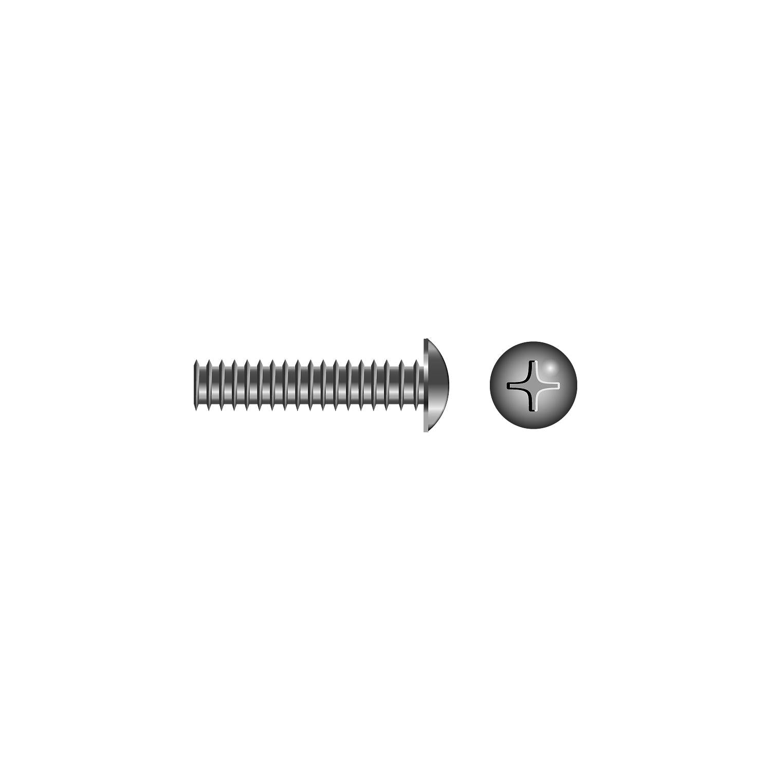 Seachoice SC0871 Phillips Machine Screw - Truss Head 1/4-20 x 2