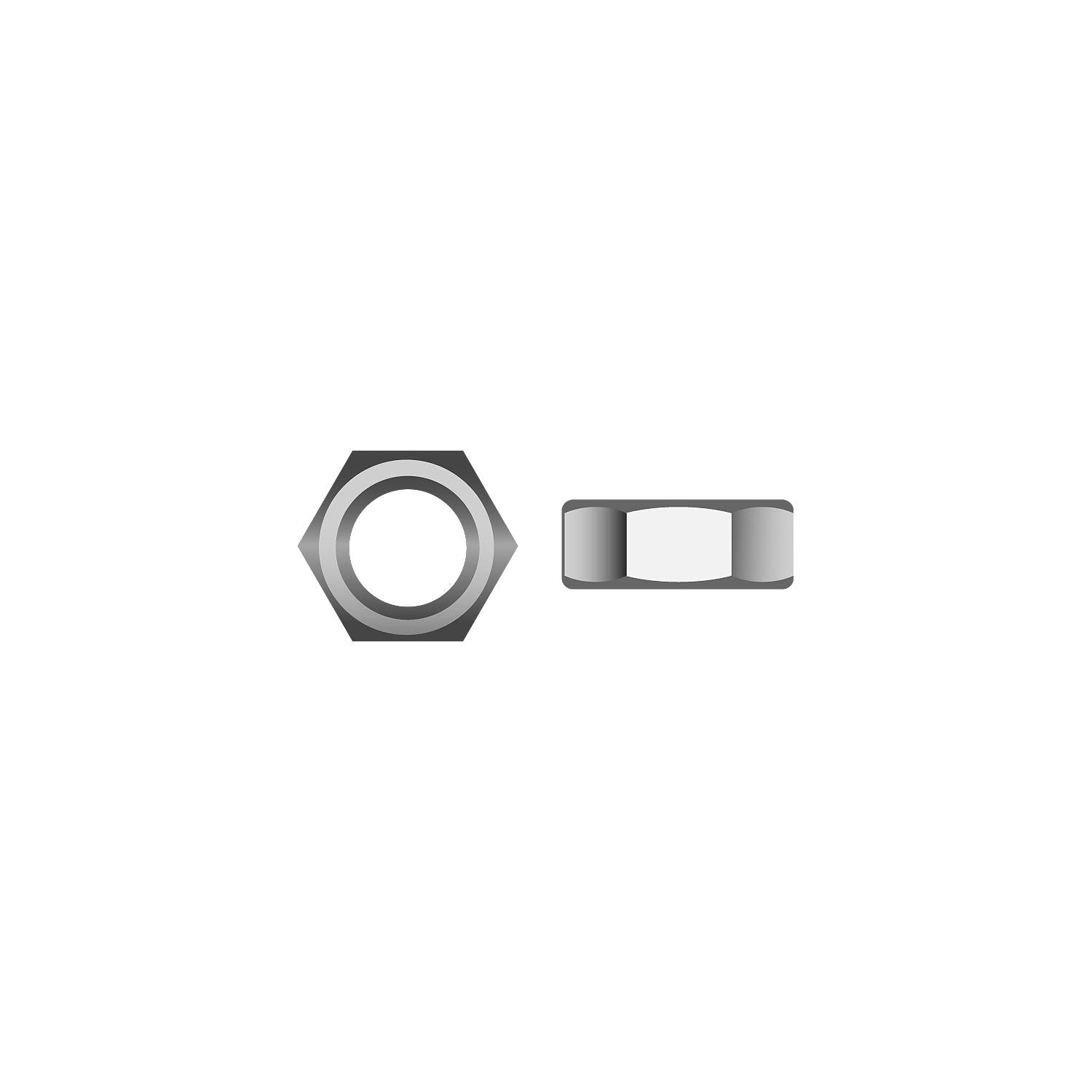 Seachoice MP1305SC Stainless Steel Hex Nut