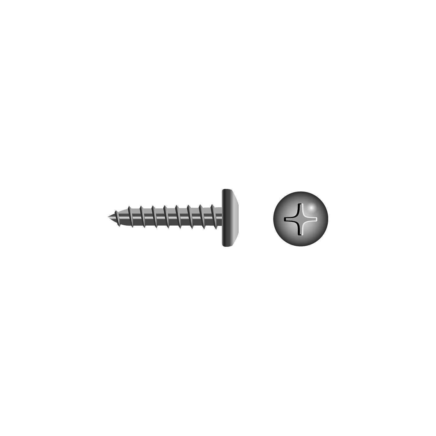 Seachoice BP0551SC 59977 Stainless Steel Phillips Tapping Screw - Pan Head