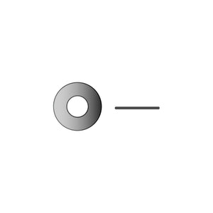 Seachoice BP1396SC Stainless Steel Flat Washer, #10
