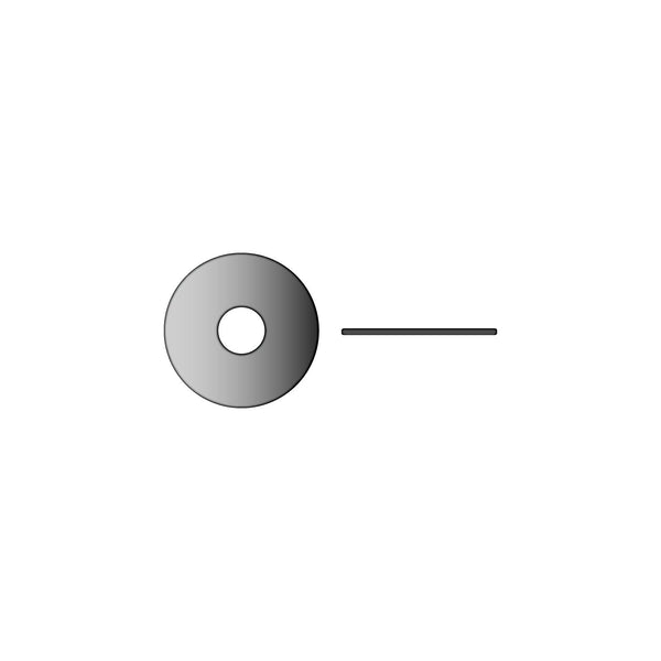 Seachoice SC4797 Stainless Fender Washer #10, .050" Thick, OD 3/4"