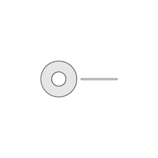 Seachoice SC2975 Nylon Flat Washer #10, 0.32" Thick, OD 7/16"